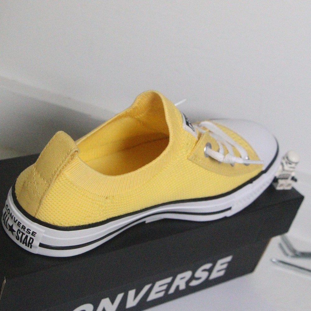 Converse Yellow All Star Shoreline Knit Slip Ons - Picture 2 of 7